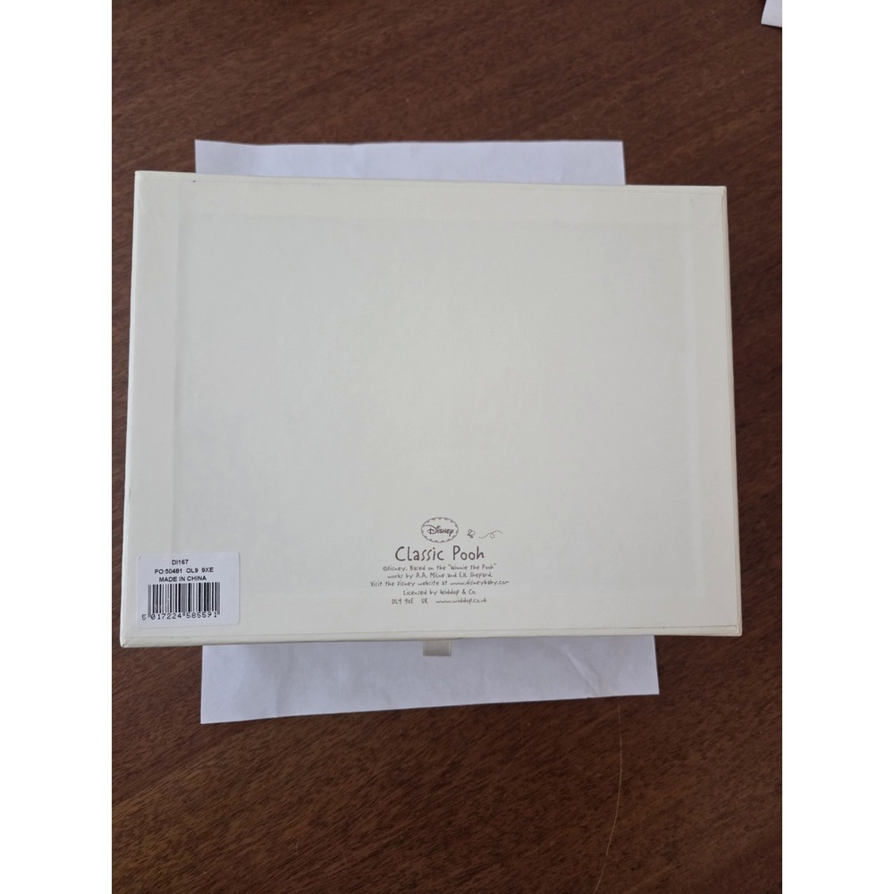 Winnie The Pooh Keepsakes Box Baby Nursery Gift Pale Yellow Newborn - Picture 7 of 16